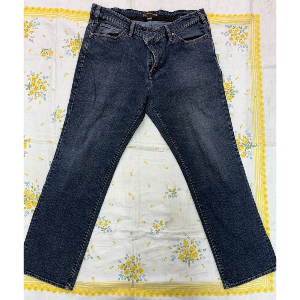 34 Heritage Jeans Mens 40x32 Blue Traditional Fit Stretch Denim Classic